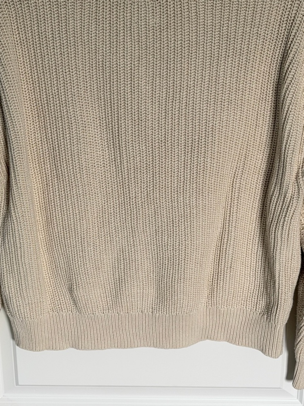 GAP Women's Chino Beige Shaker-Stitch Cardigan Size Small 54599 - Picture 9 of 16